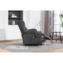 Recliner Parts - Dark Gray + Velvet + Bedroom - View 10