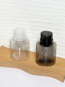 200ml Japanese Nail Polish Remover Liquid, Alcohol Refillable Dispenser Bottle, Makeup Remover Water Refill Container, Nail Care Tool - Multicolor - View 3