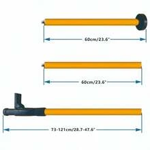 4.2m Laser Leveling Telescoping Pole Adjustable Mounting Pole For Rotary And Line Laser - Yellow - View 9