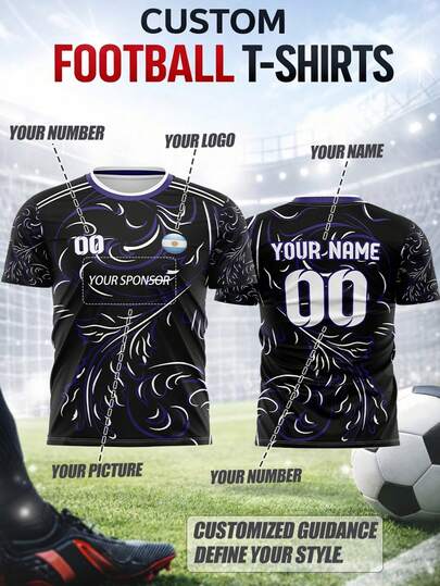 2026 New Argentina National Team Plus Size Men's Soccer Jersey, Customizable With Name, Number, And Logo, Crew Neck, Moisture-Wicking Fabric, Comfortable And Breathable, Suitable For Team Matches, Training, Sports, Casual Wear, Fan Cheering, Holiday Gifts, Fashionable For Spring/Summer Soccer Season