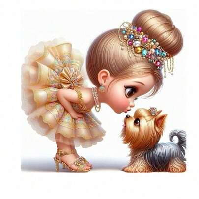 1pc/2pcs/3pcs Creative Animal & Floral Pattern Heat Transfer Stickers, Suitable For Jacket, T-Shirt, Bag, Pillow, Hat Decoration