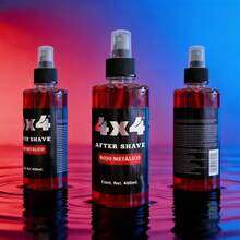After Shave Rojo Metálico para Hombre, Loción Refrescante Post Afeitado con Fragancia Intensa y Masculina, Ideal para Uso Diario - Gel - Ver 2