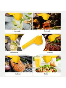 Portable Foldable Citrus Juicer – Manual Hand Press For Lemon & Orange - 黃色 - 查看 5