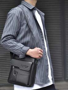 Men's Business Commuting Single Shoulder Crossbody Bag Large Capacity Wear-Resistant Men's Handbag Men's Bag With High-Class Feel Single Shoulder Bag - Multicolor - View 5