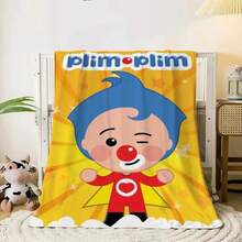 Plim Plim Flannel Blanket Throw Blanket For Sofa Luxury Home Interior Home And Decoration  Blankets & Throws Knitted Plaid - 黑色 - 查看 1