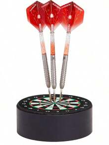 1PC All-In-One Mini Dart Holder With Secure Clamping Device - & Sturdy Dart Storage Rack For 12 Soft/Steel Darts - Space-Saving Dartboard Accessory - Game Room Upgrade, Men's Man Cave Gift, Home & Club Essential, Sports Bar Decor - Multicolor - View 6