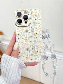 Custodia protettiva per telefono con perforazioni di precisione, dipinta con motivi floreali, spessa e antiurto, con accessorio braccialetto con perline, compatibile con iPhone 15 Pro Max, Apple 13, 14, 11, XS, XR, 7/8, Galaxy A50, A12, A32, A52, A72, A51, A21S, A13, A14, S22 Ultra, S23, A33, A53, S20 FE, Redmi 11, 12 Pro, 12, 12X, Note 11, 9A, 9C, Poco X3 NFC, Redmi 10, 9, Note 9, 12C, Note 11 Pro, Redmi 10C, Note 8 Pro - Multicolore - Visualizzare 4