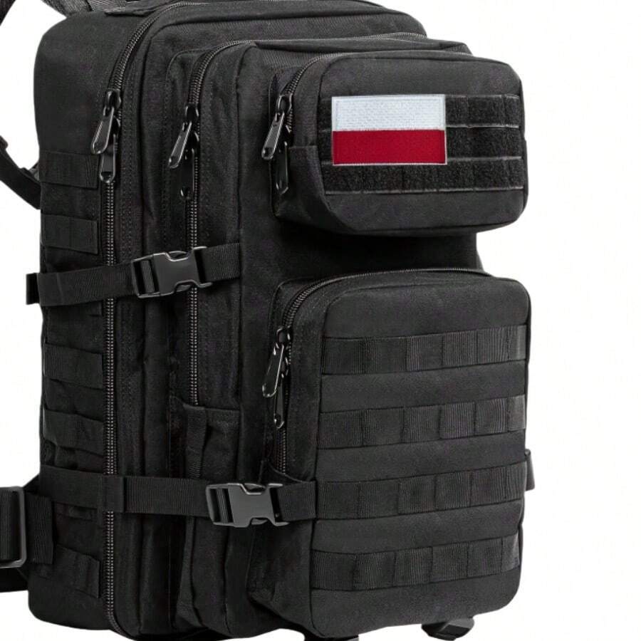 1 Stück Polen Flagge gestickt Patch mit Klettverschluss - Moralabzeichen für Rucksäcke, Kleidung & Armbinden