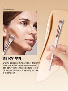 20-Piece Professional Makeup Brush Set, Full Kit Including 9 Brushes (Powder, Blush, Highlighter, Eyeshadow), 5 Beauty Sponges, 2 Puff Pads, Cleaning Bowl, Eyelash Curler, And A Portable Letter-Pattern Makeup Bag – A Complete Makeup Tool Set - Multicolor - View 4