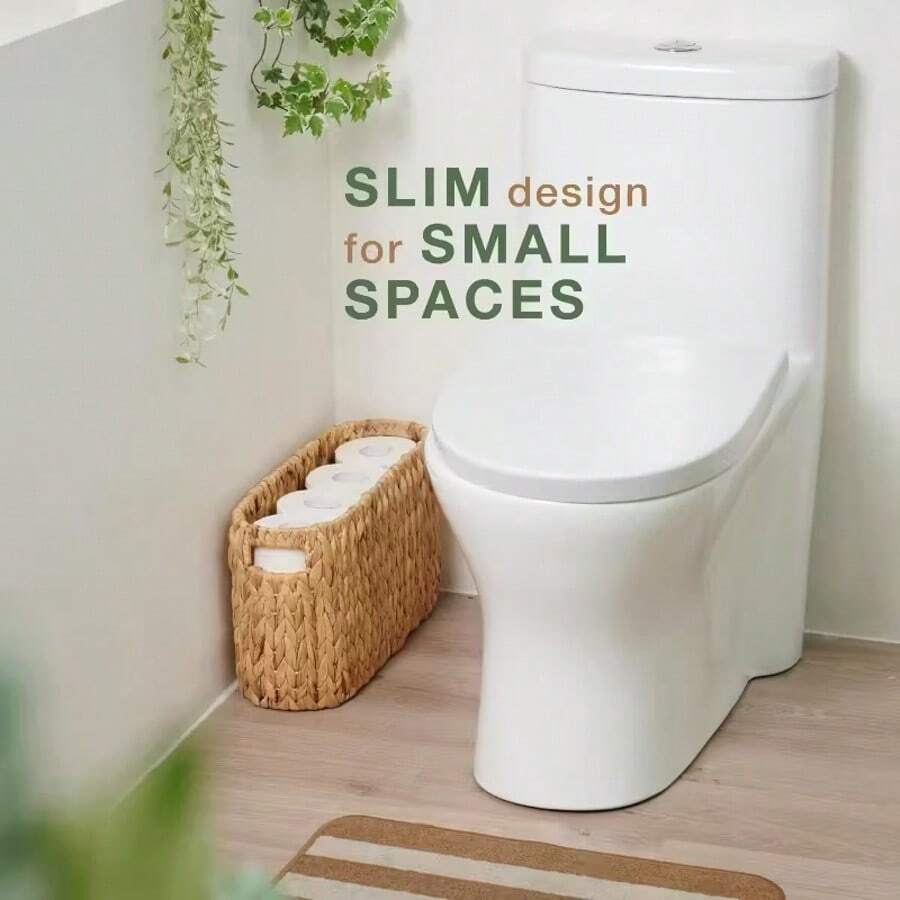 Toilet Paper Storage Basket, Toilet Paper Holder With Storage Space For Up To 8 Rolls, Coastal-Style Bathroom Decor, Rattan Bathroom Accessories - 卡其色 - 查看 1