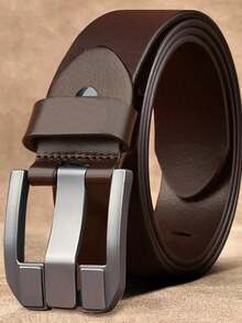1条男士时尚高档商务休闲宽扣皮带，简约设计，适合夏季、学校、商务、送给男友、丈夫、父亲节等各种场合，日常、时尚、青少年、户外、度假、运动、旅行、波西米亚风格、秋冬季配饰，适合青少年、男士、休闲、户外、运动、度假、毕业礼物、生日、日常穿着 - 彩色 - 查看 11