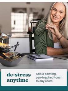 HoMedics WFL-SLVS Envirascape plateado Suspensión para iluminado Relajación fuente - Plateado - Ver 6