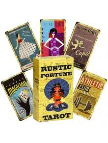 Rural Retro Advertising Tower Board, Rustic Wealth Board Game Card, Monkey Banana Entertainment Card, Friend Interactive Entertainment Card - Multicolor - View 6