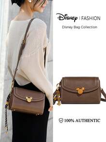 Bolso cuadrado pequeño de alta gama con estilo retro de Mickey Mouse para mujer - Bolso de nicho de lujo para ir al trabajo, de hombro y cruzado - Multicolor - Ver 14