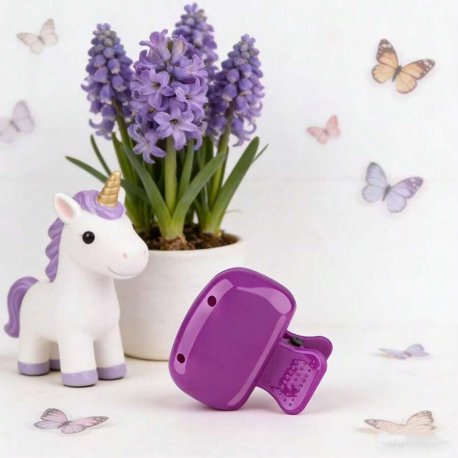 Hxezoc 1/4 غطاء رأس فرشاة أسنان مقاوم للماء من هكسيزوك - غطاء واقي بلاستيكي محمول بمشبك للاستخدام المنزلي والسفر والتخييم والحمام والمدرسة والعمل - متعدد الألوان - مشاهدة 1