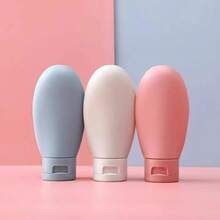 3pcs/Set 60ml Leak-Proof Refillable Travel Bottles, Suitable For Travel Use - Mixed - View 1