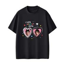 Camiseta de rivalidad calentada para chicos de hockey I Love Hockey Shane Hollander ‌   Ilya Rozanov Hollanov 2481 Camisetas Gráficas para Hombres y Mujeres Moda Top - Negro - Ver 10