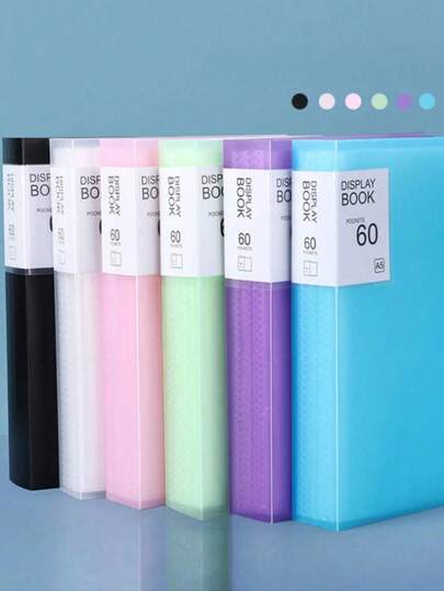 1pc A5 Clear Plastic Document Folder, Multi-Layer Waterproof File Organizer