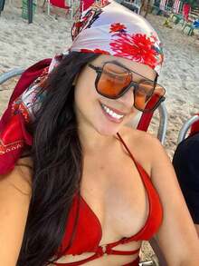 1pc Vintage Paisley Pattern Chiffon Square Scarf,Women Head Wrap, Casual Beach/Travel Accessory, Summer OOTD,Daily Wear Bandana For Dress - 彩色 - 查看 5