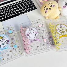 1pc Transparent Spiral Notebook, 3D Embossed Diamond Sticker Spiral Notebook, Sticker Book, KPOP Photo Card Storage Notebook, Double-Ring Soft Leather Transparent Spiral Notebook, Handmade DIY Diary, Photo Album, Sticker Book, Notebook, Scrapbook, Planner, School & Office Supplies - Multicolor - View 3