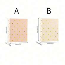 (Each Book Can Hold 100 Sheets) Cute Heart Series 6-Inch 100-Sheet 4D Photo Album, 6-Inch Laminated, 50-Page Children/Baby Memory Photo Album - Large 6-inch Photo Album - View 6