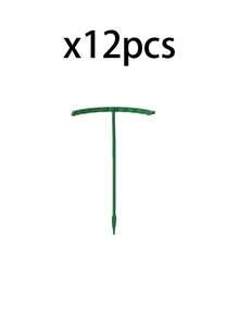 12 piezas Soportes ajustables para plantas, Marcos de soporte redondos para plantas, Estructura resistente para invernadero, Varillas de fijación para flores de interior, Estantes para trepar enredaderas - Fácil montaje, Diseño ahorra espacio, Decoración de jardín, Decoración de primavera - Soporte para plantas - Ver 7