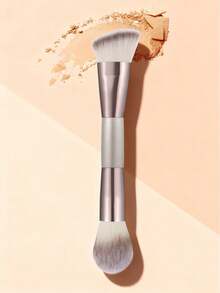 1pc Pro-Grade Single Makeup Brush: Dense Powder-Grabbing Brush – Essential For Daily Makeup & Travel Vanity - Multicolor - View 1