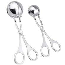 1pc Non-Stick Stainless Steel Meatball Scoop Maker With Anti-Slip Handle, Meatball Scoop Clip, Meatball Mold, Rice Ball Mold, Meatball Maker, Ice Cream Scoop, Kitchen Tool - Silver - View 11