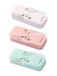 6pcs Portable Toothpick Holder, Automatic Pop-Up Toothpick Storage Box, Keeps Your Toothpicks Clean And Organized! This Convenient Portable Holder Is A Must-Have For Travel, Suitable For Beach Vacations, Summer Trips, And Back-To-School Season. - Multicolor - View 23