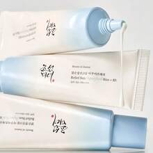 Beauty Of Joseon Relief Sun Aqua-Fresh Rice + B5 SPF50+ PA++++ Sunscreens 1.69oz/50ml Refreshing Lightweight Hydrating, UV Sun Protection, Girlfriend Wife Mom Friend Birthday Gift, Best Selling Sunscreen, Summer Essential, Outdoor Necessary, Summer Vacation,  Good For Oil Skin, For All Skin Type, Korean Sunscreen, K-Beauty, Kbeauty, - 白色 - 查看 4