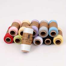 12 Colors Leather Paper Box Sewing Thread, Household Sewing Thread, Colorful Hand Sewing Thread, Small Roll 402 Sewing Machine Thread, Suitable For DIY Sewing, Needlework, Cross Stitch, Mending, Hand Sewing, Quilting And Sewing Machines - 12pcs Mixed Colors - View 4