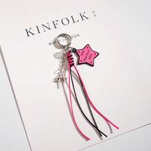 INS Cute Cartoon Star Heart Keychain Pendant Bag Decoration Small Gift Can Be Hung On Bag - 3號款一Z371 - 查看 4