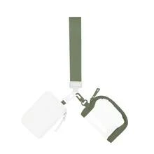 Women's Mini Zipper Wristlet Wallet, Transparent Dual Pocket Wrist Strap Coin Purse, Portable Key Chain Coin Pouch - Multicolor - View 7