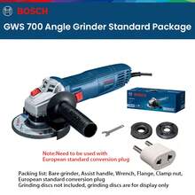 bosch 700W Professional Angle Grinder, Blue & Black (Requires EU Plug Adapter For Use) - Multicolor - View 8