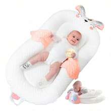 Nido Colecho Bebés Cuna Portátil Cama Con Cojín Antireflujo - Negro - Ver 1