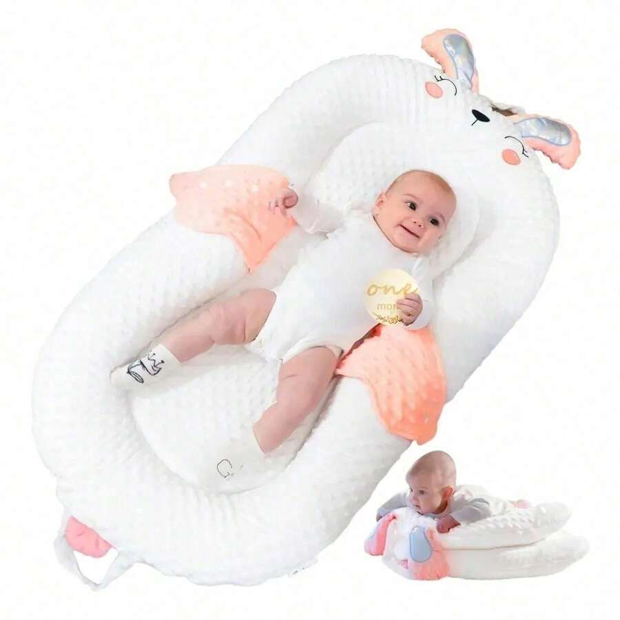 Nido Colecho Bebés Cuna Portátil Cama Con Cojín Antireflujo - Negro - Ver 1