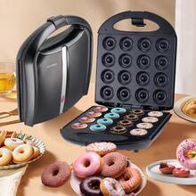 SOKANY 08002 Donut/Cake Maker, 1400W, LED, Double-Sided Heating, Non-Stick Coating, Easy To Clean, Suitable For Donuts/Cakes/Snacks, Home Baking, Gift - View 7