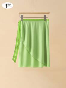 50厘米女士芭蕾舞裙，成人连体芭蕾舞裙，蕾丝系带腰身，裹身裙，适合瑜伽、拉丁舞训练，也适合舞蹈老师穿着。 - 彩色 - 查看 17