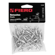 Remaches Acabado Natural - 5/32" - Bolsa con 50 pzs de aluminio - A - Ver 5