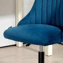 Swivel Office Chair, Height Adjustable, Lounge Chair, Office Chair, Blue With Ergonomic Design - Royal Blue - View 7