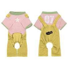 (Small Dog) Dog Clothes, Cute Bib Pants Suitable For Small And Medium Pets, Boy And Girl Dog Jacket Jumpsuit T-Shirt Sweatshirt Dog Clothes Dog Jacket - Multicolor - View 10