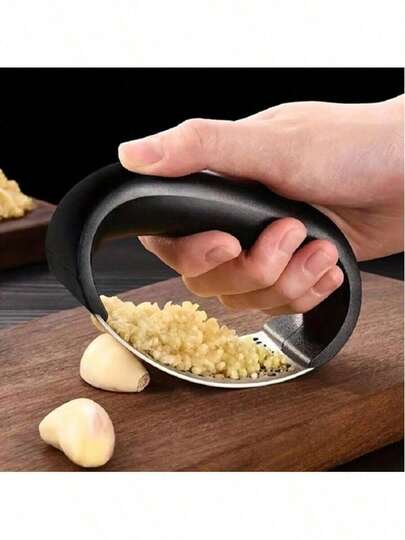 1/2pcs Manual Garlic Press - Multi-Function Garlic Ginger Crusher, Also For Chili/Nuts/Herbs, Kitchen Tool Suitable For Home Cooking, Small Restaurants, Dorms And Rental Kitchens