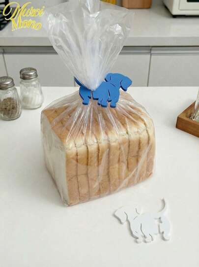 Cute Dachshund Bag Clips - Reusable Plastic Multipurpose Bag Clips, Bone-Shaped Clips, Available In Multiple Colors (Yellow, Purple, Green, Blue, Pink, Orange, Red, Black), Suitable For Kitchen, Office, Crafts, Pet Food Packaging - Ideal Gift For Dog Lovers, Lightweight And Durable, Office Supplies, Craft Storage, Fun Design, Sturdy Structure, Home Organization