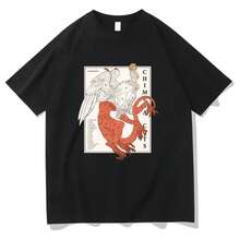 Delicious In Dungeon Falin Chimera Cuts Tshirt Fashion Harajuku Marcille Chilchuck T-Shirt Unisex Vintage - 黑色 - 查看 10