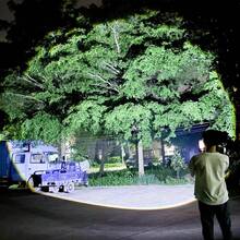 High Brightness Long Range LED Headlamp, Adjustable Zoom Headlight Flashlight Searchlight Suitable For Camping Fishing - With 18650 Battery - View 8