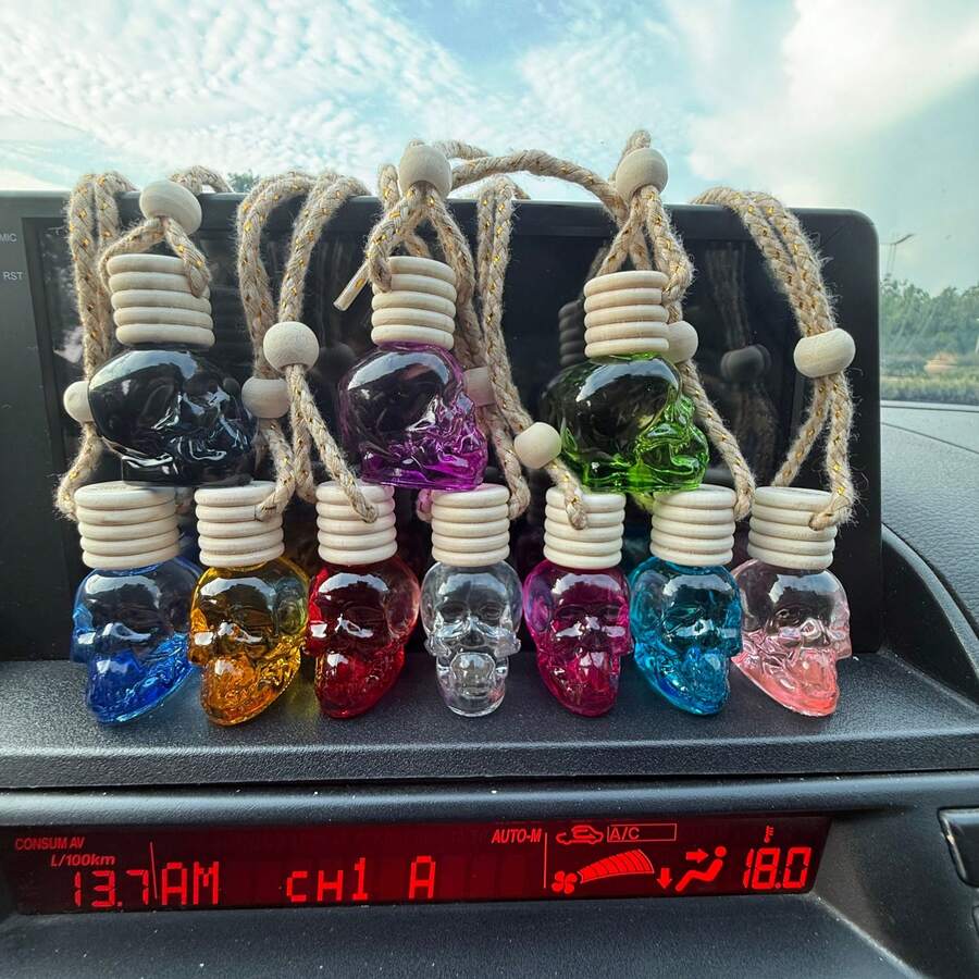 Little Kaizi *Skull Shape *Scented Car Air Freshener - Long-Lasting Car Diffuser - Lasts 60+ Days-A Scent That Men And Tough Guy-30% Fragrance Concentration - BK23 - View 1