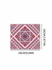 图案桌垫，适用于家庭和办公室的加长型大型鼠标垫、大型游戏鼠标垫、笔记本电脑键盘垫，底部采用防滑橡胶材质，边缘缝合加固。 - 彩色 - 查看 11