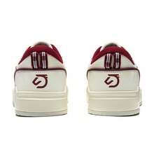 LI-NING 李宁 COMMON 80S 男士休闲运动鞋，专业运动正品官方店 AGCW013 - 珠母白/復古紅 - 查看 8