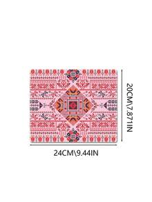 图案桌垫，适用于家庭和办公室的加长型大型鼠标垫、大型游戏鼠标垫、笔记本电脑键盘垫，底部采用防滑橡胶材质，边缘缝合加固。 - 彩色 - 查看 14