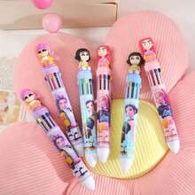 10色韩流风格可爱卡通巫师圆珠笔，0.7毫米笔尖，书写流畅，高品质耐用，学生绘画用品，情人节、新年、复活节、感恩节的完美礼物 - 套裝 - 查看 10